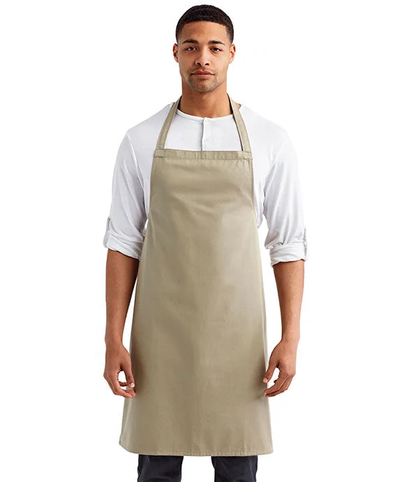 RP102 - Artisan Collection by Reprime Organic Cotton Bib Apron | Khaki
