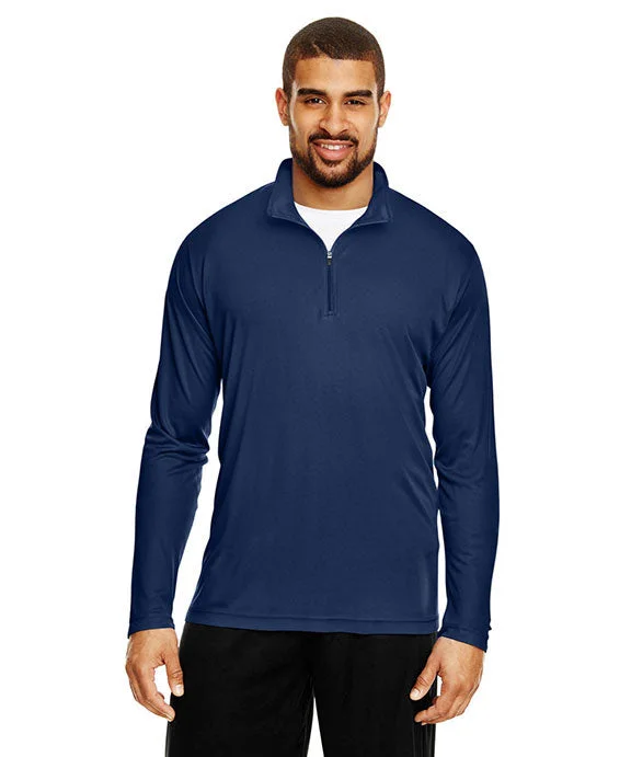 TT31 - Team 365 Mens Zone Performance Quarter-Zip Shirt | Sport Dark Navy