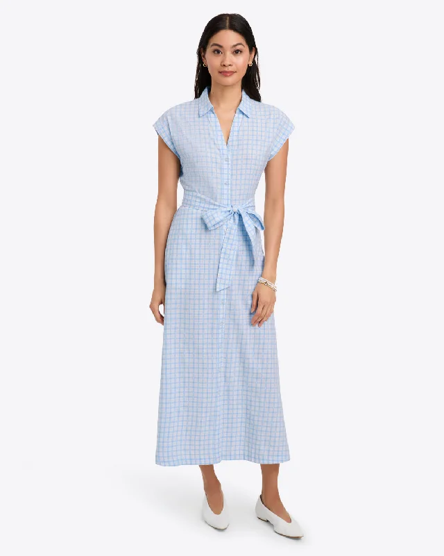 Midi dresses with one - shoulder designs for a modern and asymmetric styleRiley Midi Shirtdress