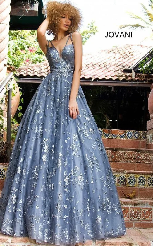 Plus - size bodycon dress for a flattering fit​Jovani 3614 Sleeveless Long Prom Dress