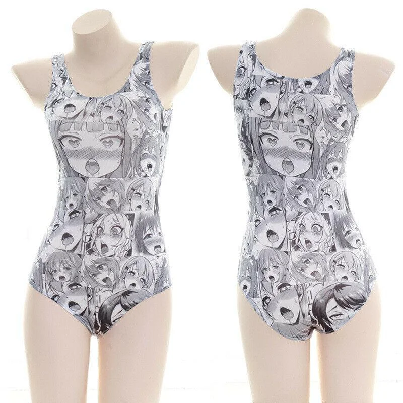 Long - Sleeve Bodysuits for Cold Weather LayeringAhegao Bodysuit